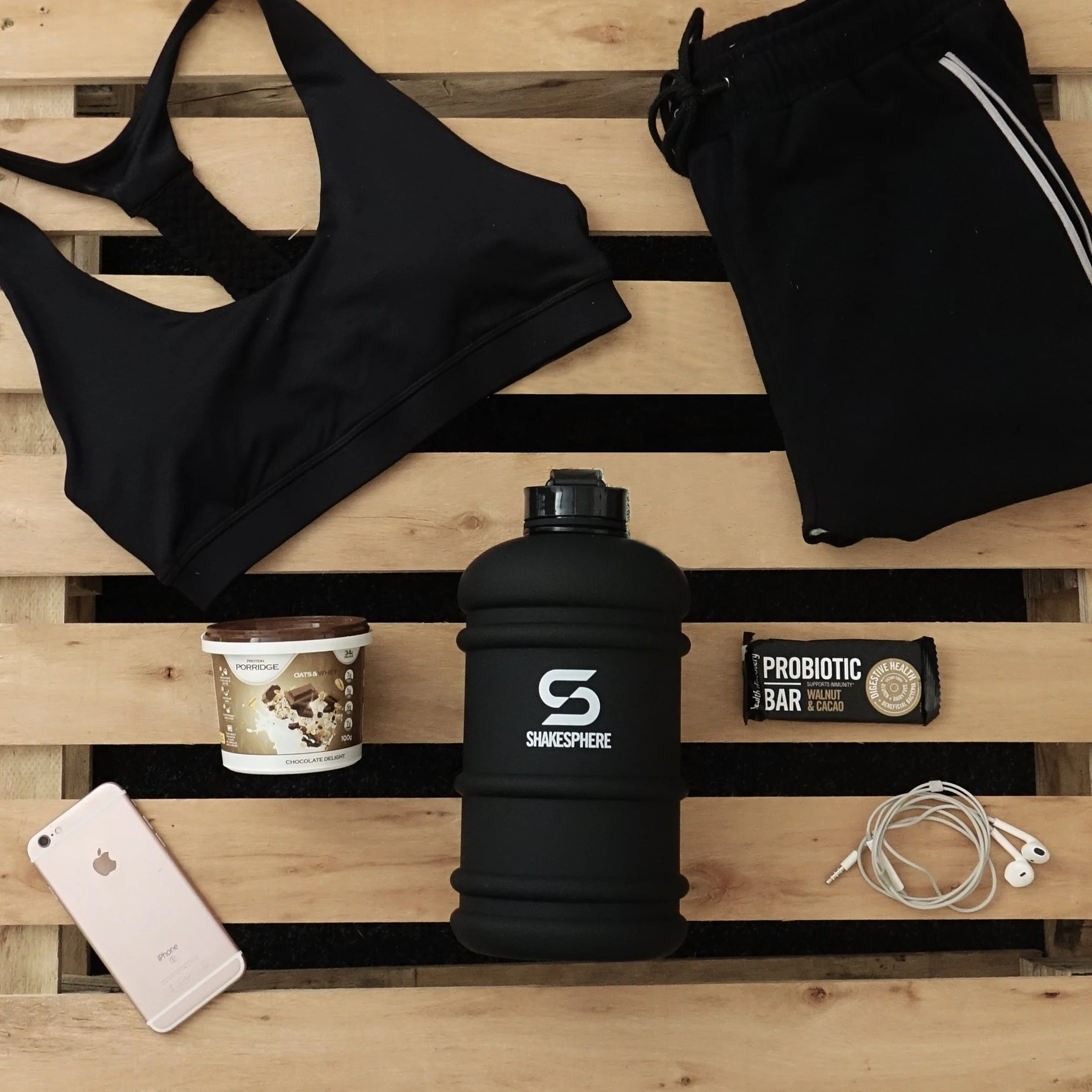 Hydration Jug 45.8 Fl Oz Matte Black/White Logo - Image 5