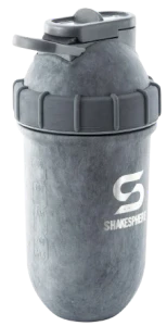Protein shaker bottle 24.6 Fl Oz Double Wall Steel Concrete - Image 4