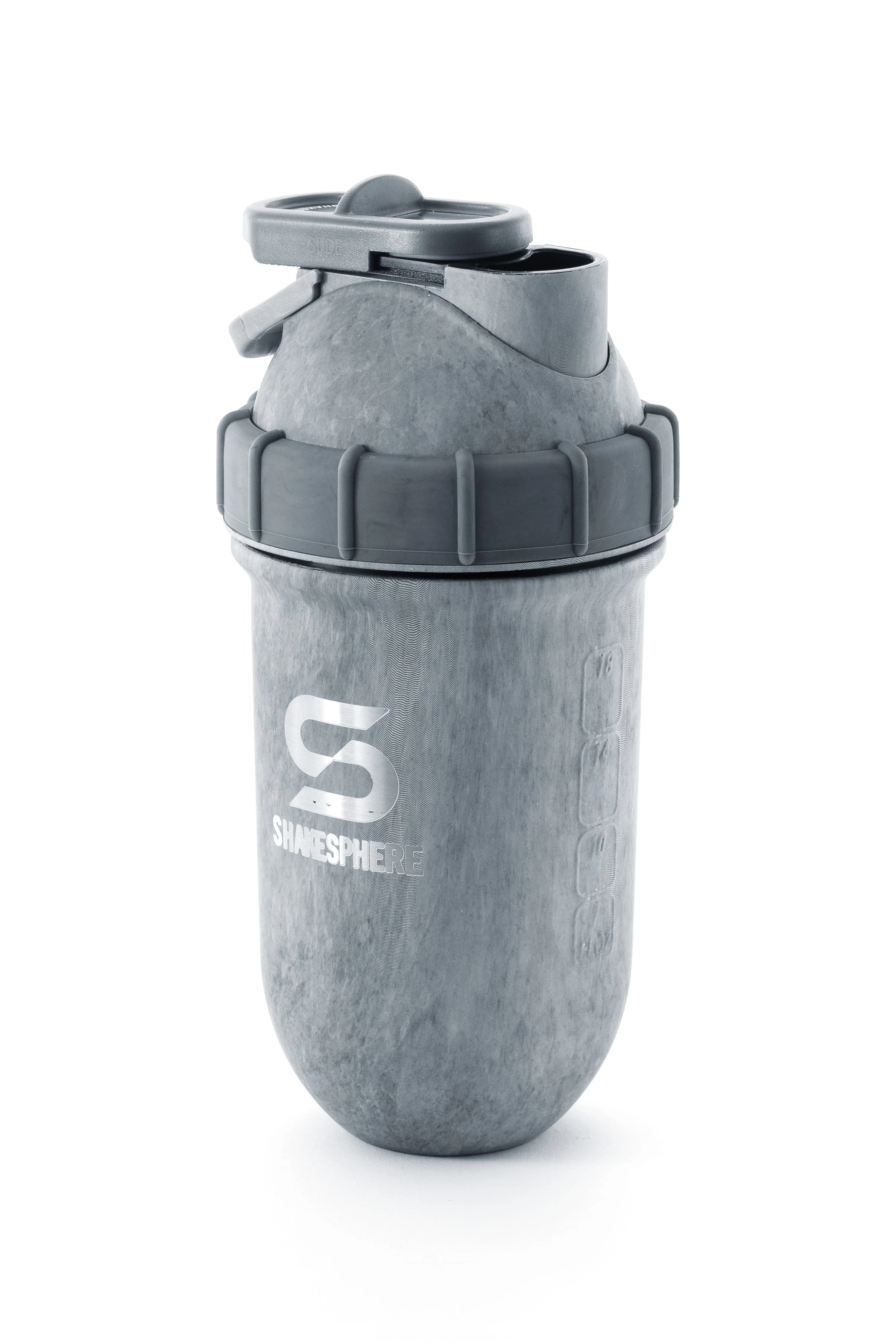 Protein shaker bottle 24.6 Fl Oz Double Wall Steel Concrete - Image 5