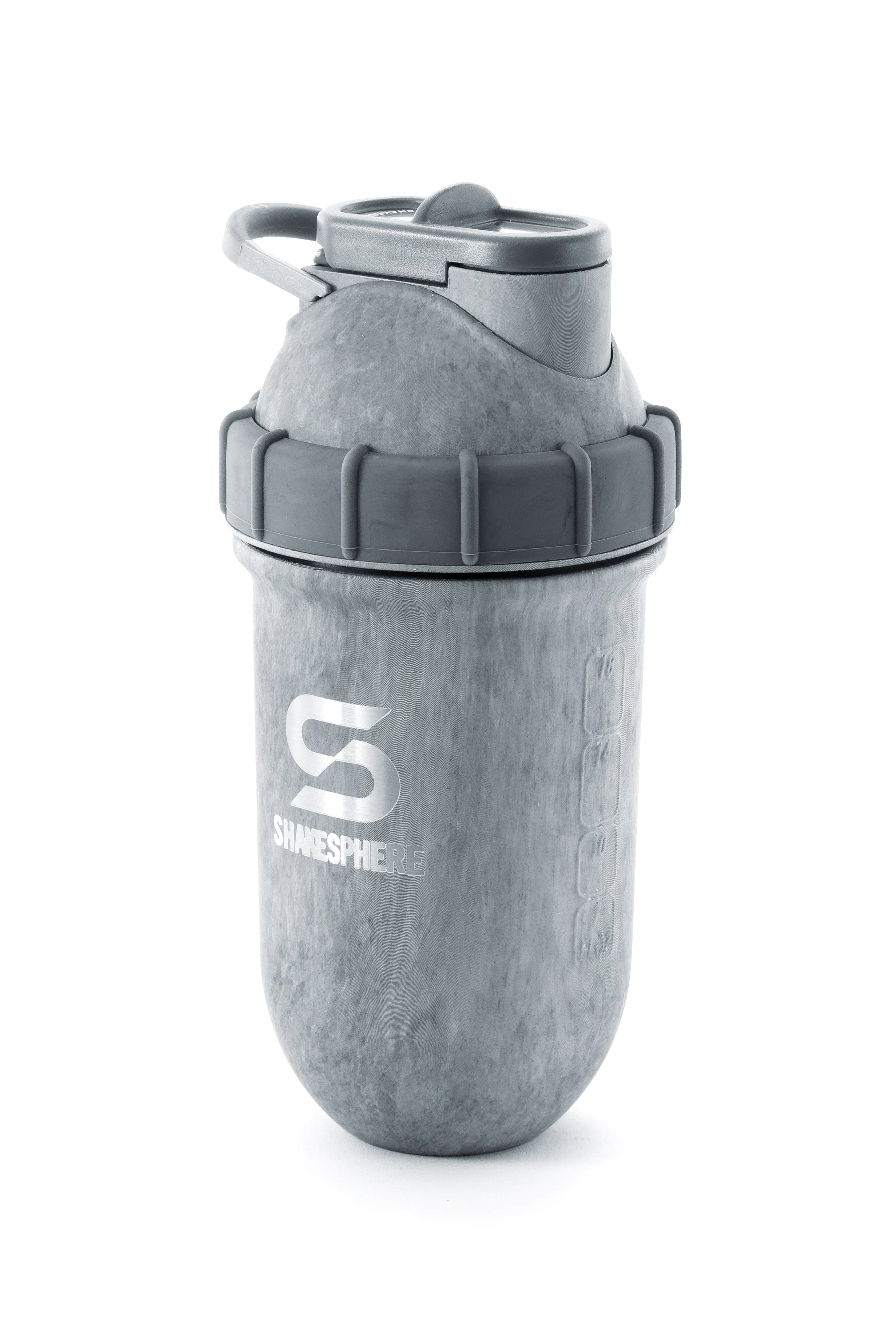 Protein shaker bottle 24.6 Fl Oz Double Wall Steel Concrete - Image 6