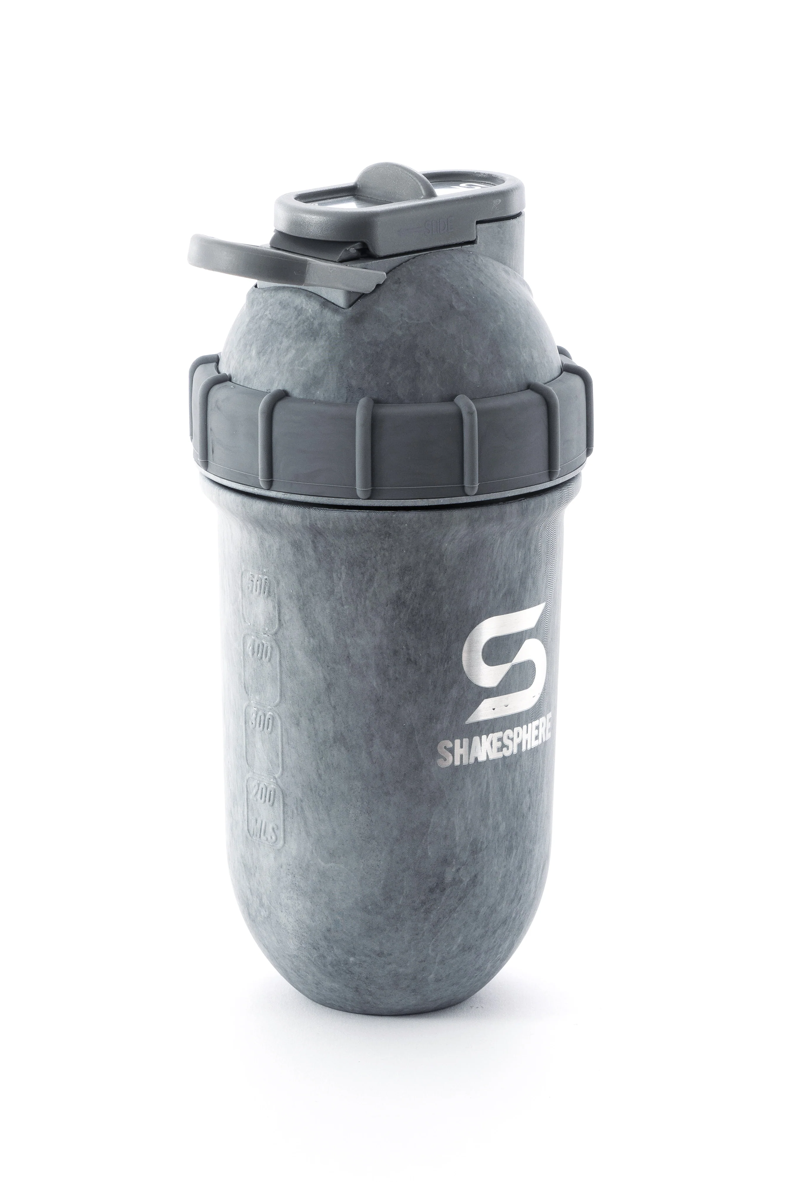 Protein shaker bottle 24.6 Fl Oz Double Wall Steel Concrete - Image 8