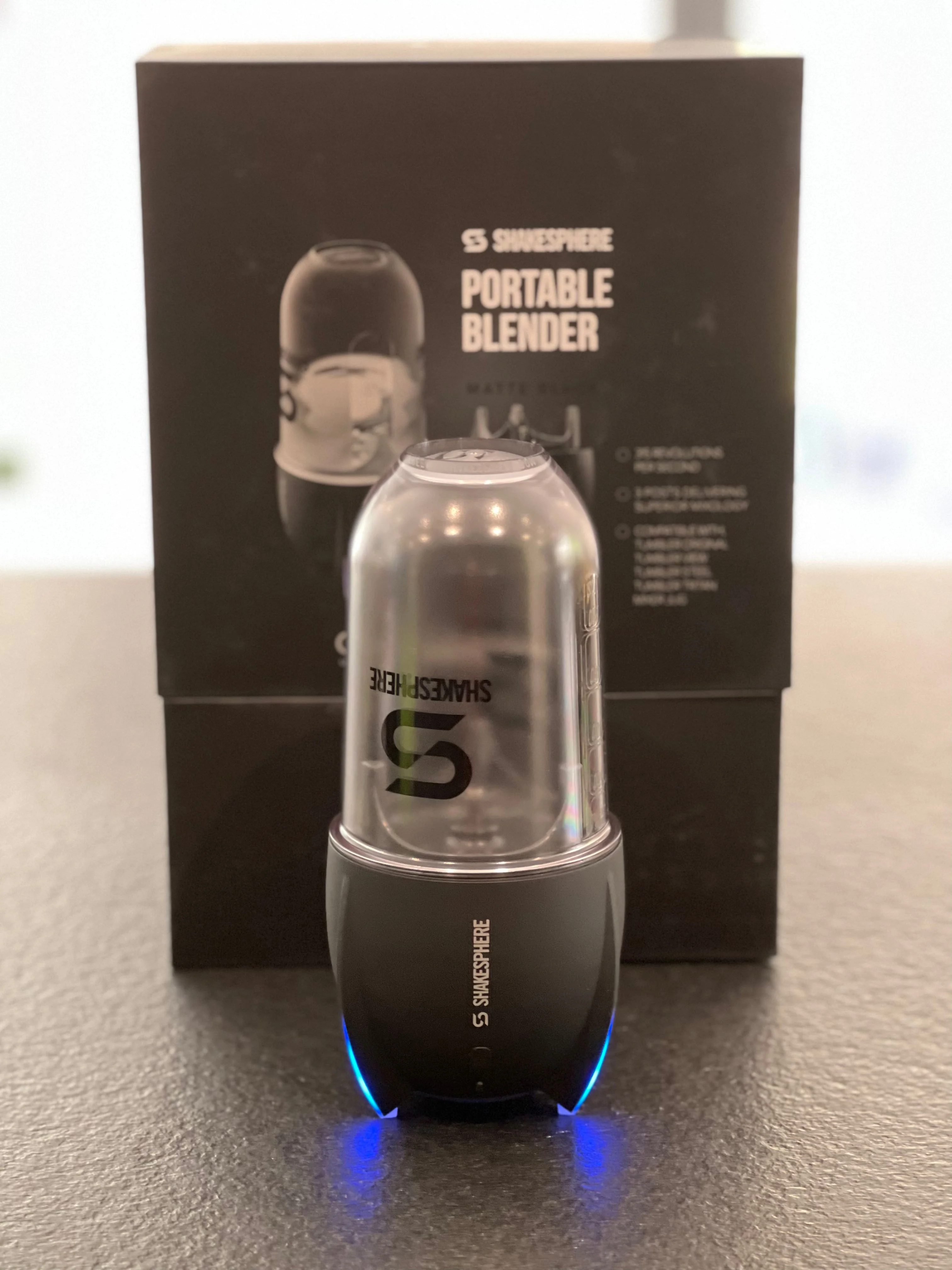 Portable Blender E-Lid Matte Black - Image 3