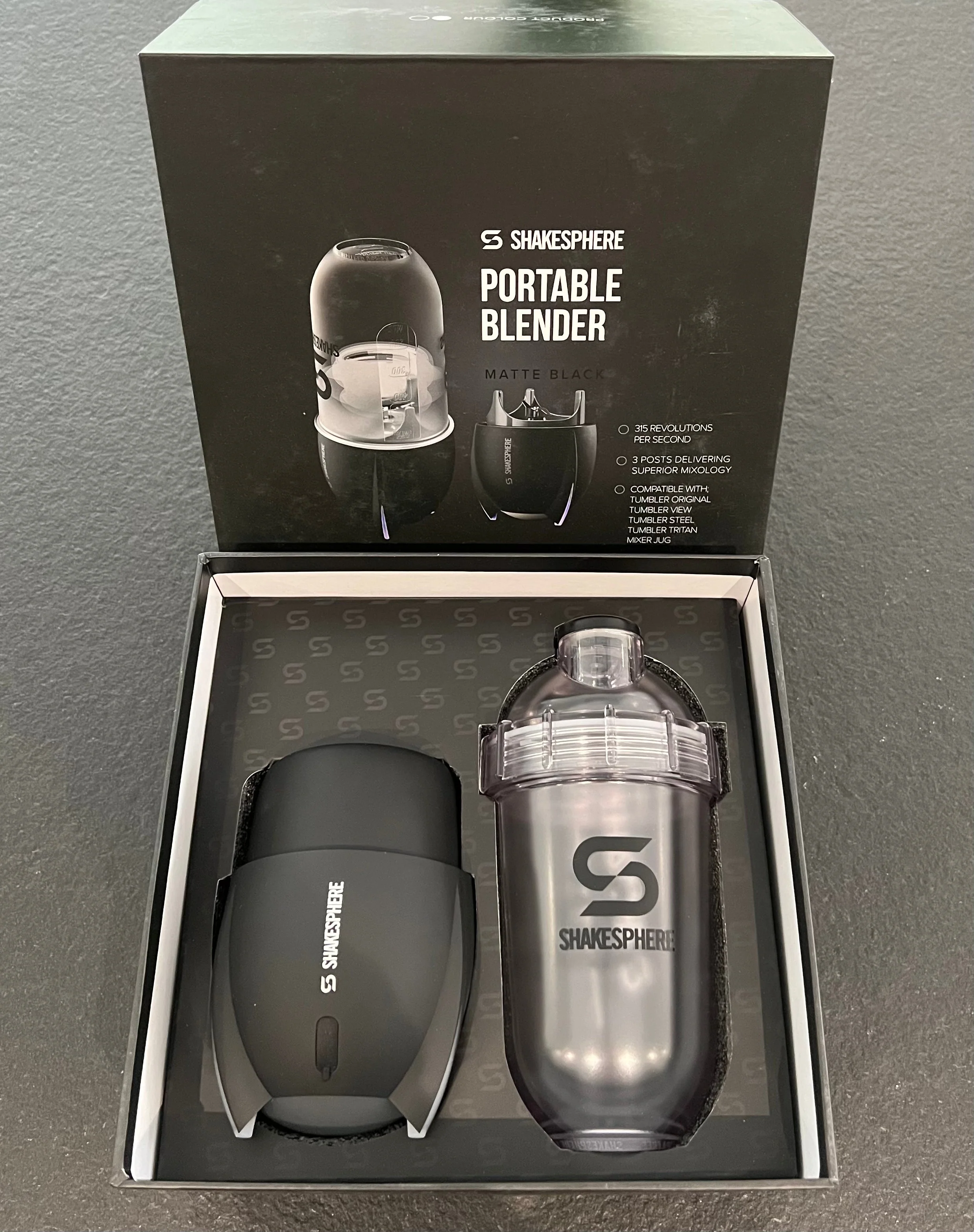 Portable Blender E-Lid Matte Black - Image 5
