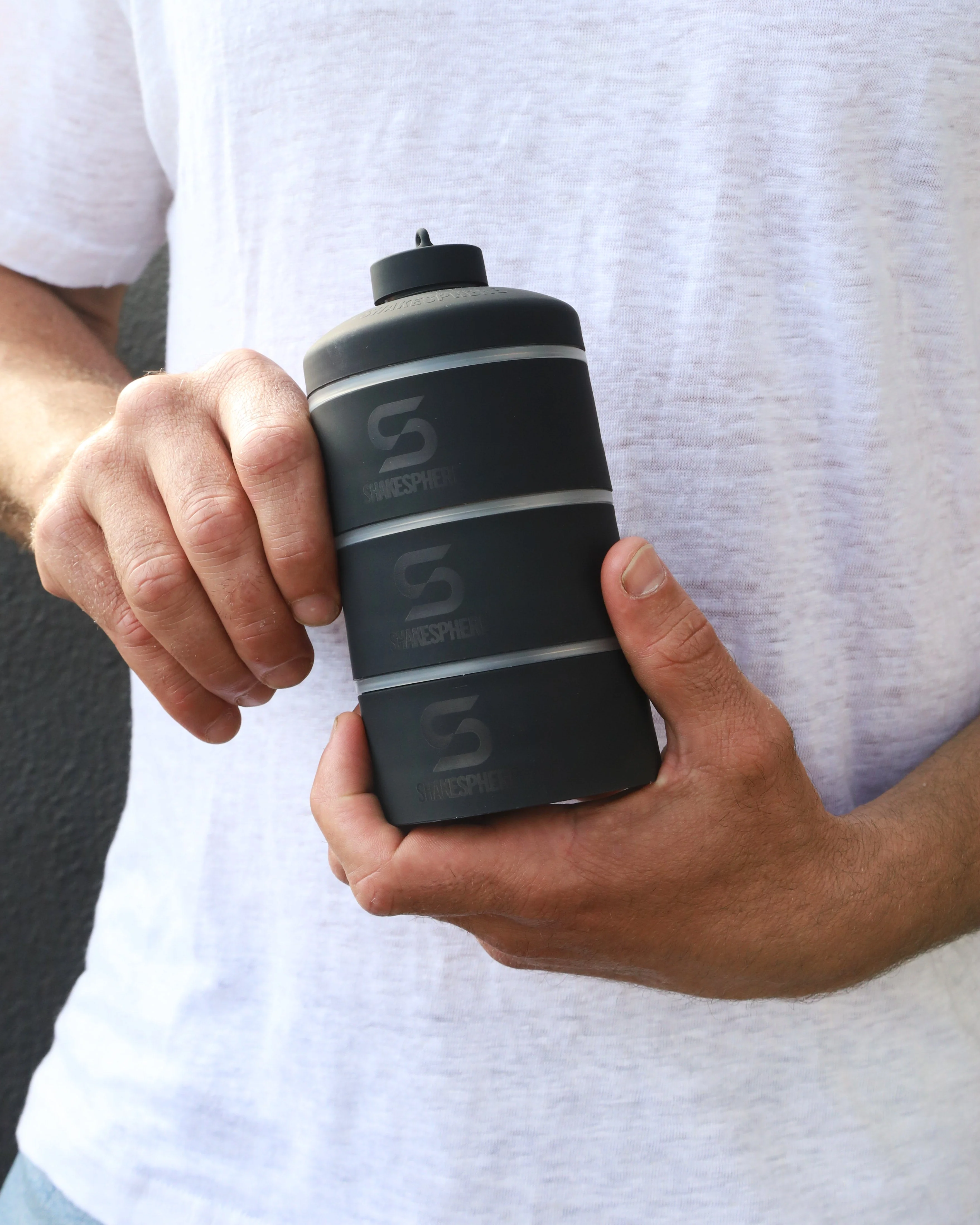 Protein Powder Stackable Storage Container 85g / 3oz, Frosted - Image 8