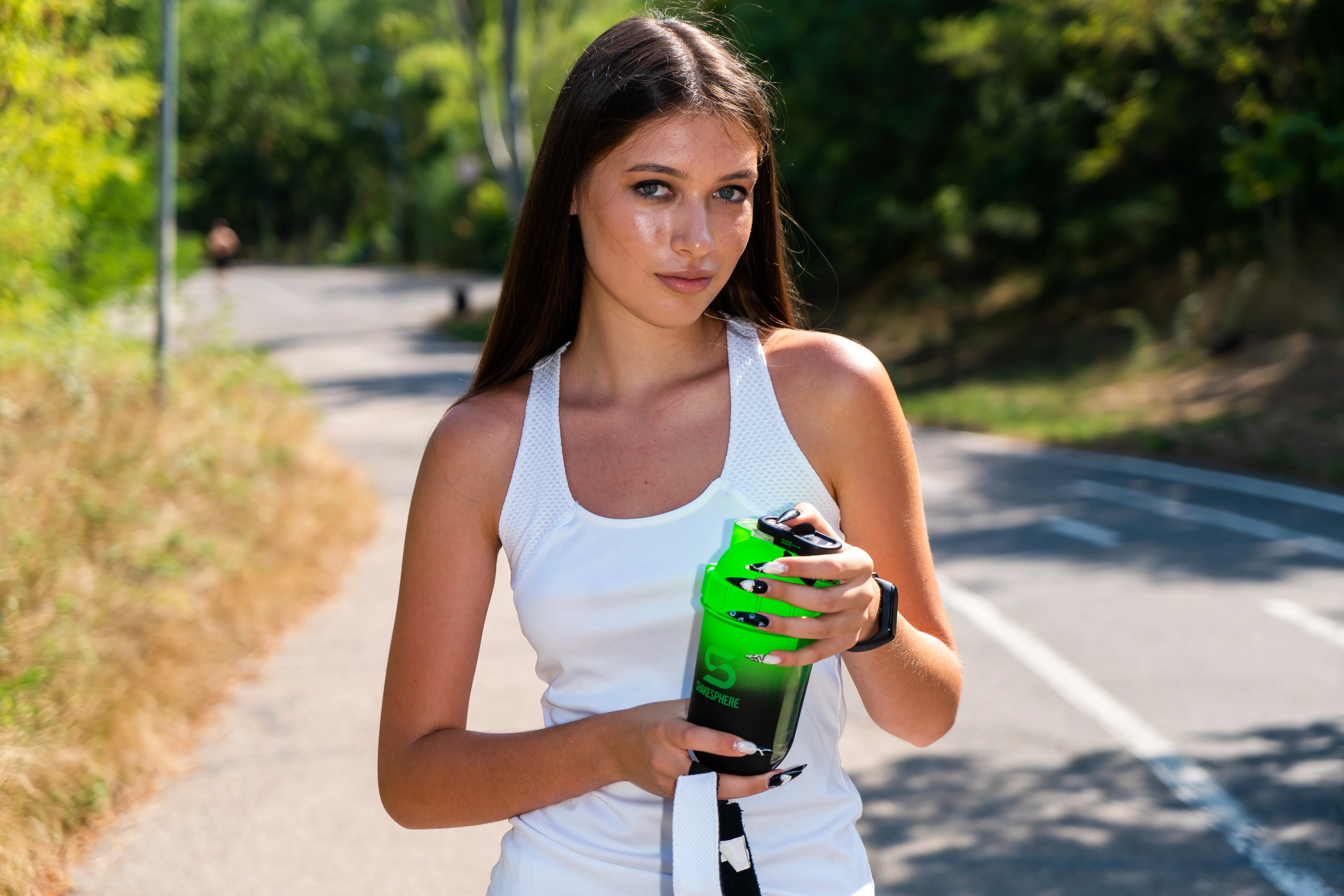 ShakeSphere Tumbler Cooler Shaker Ombre Green - Image 14
