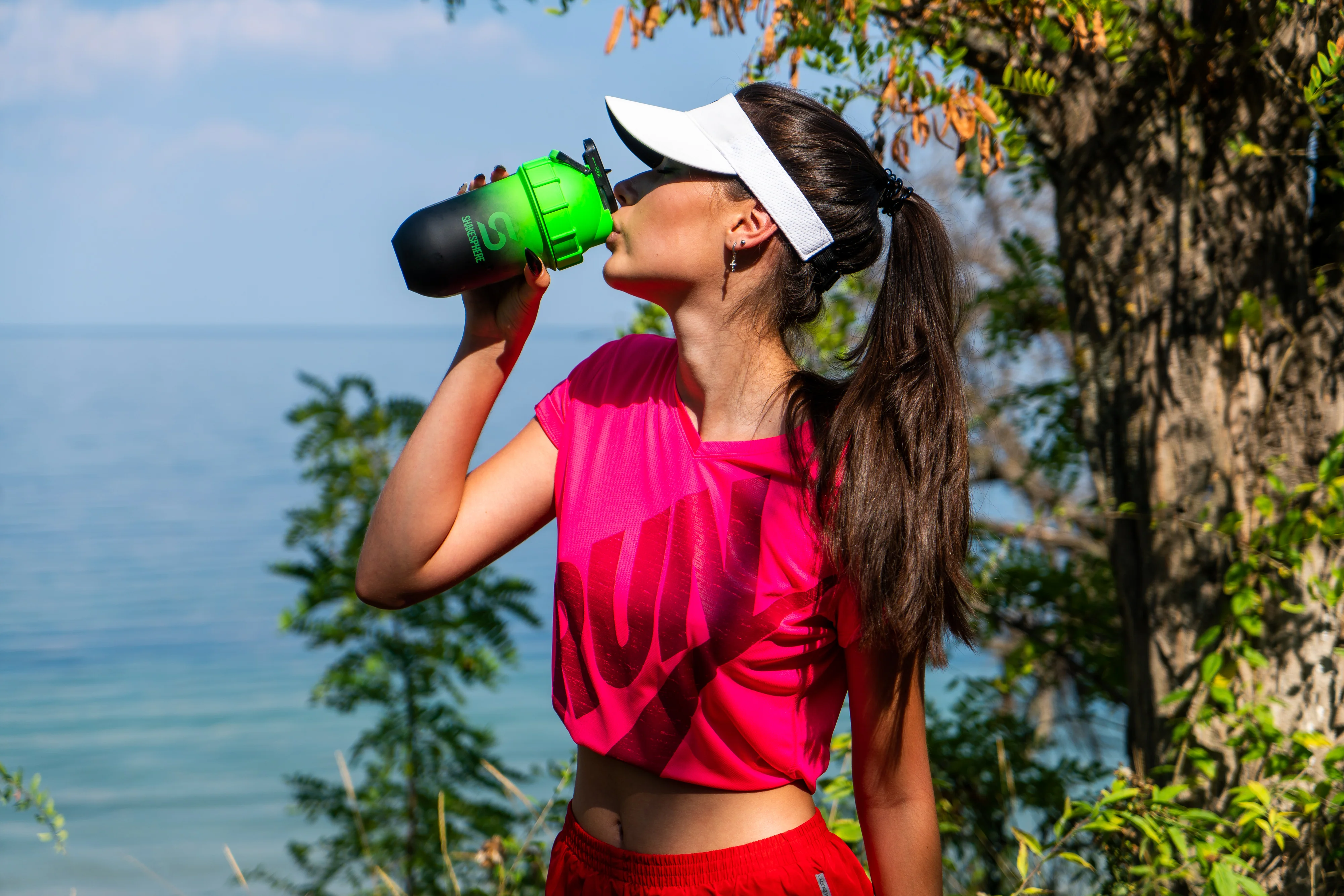 ShakeSphere Tumbler Cooler Shaker Ombre Green - Image 16