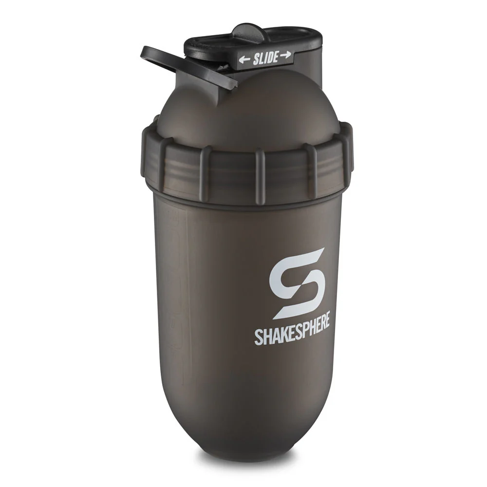 Protein shaker bottle 700mls "Tumbler Original" Frosted Black/White Logo - Image 14