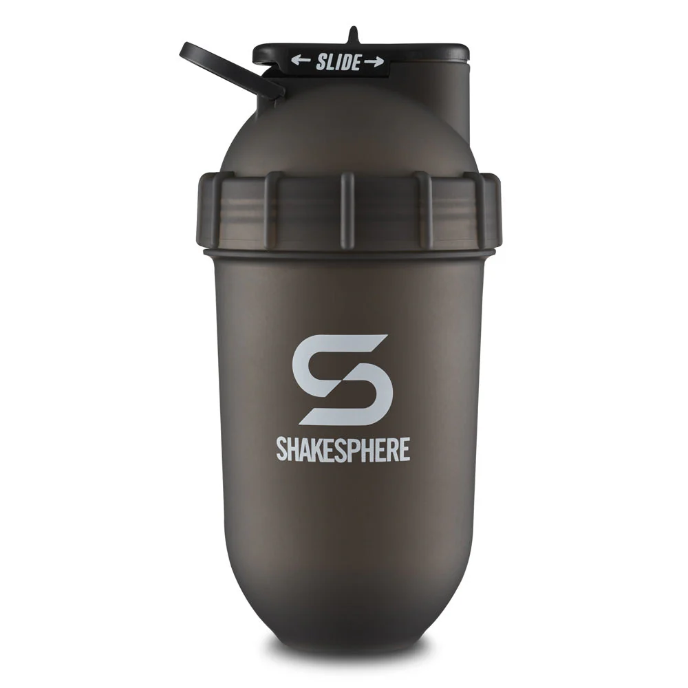 Protein shaker bottle 700mls "Tumbler Original" Frosted Black/White Logo - Image 15