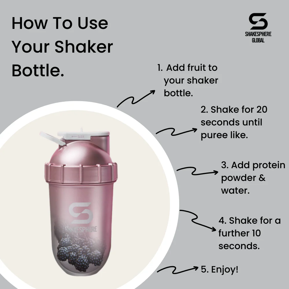 Protein shaker bottle 700mls "Tumbler Original" Glossy Black/Black Logo - Image 10