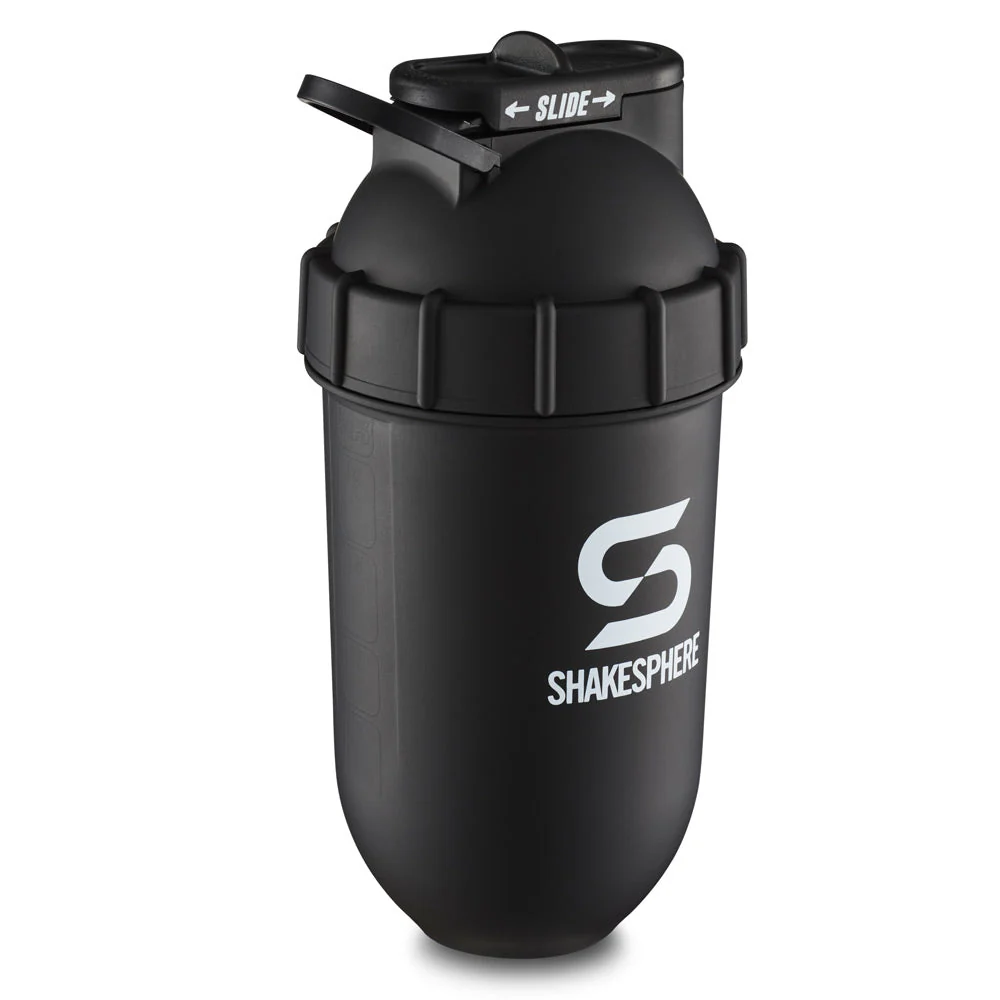 Protein shaker bottle 700mls "Tumbler Original" Matte Black/White Logo - Image 17