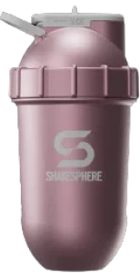 Protein shaker bottle 700mls "Tumbler Original" Rose Gold/White Logo - Image 5
