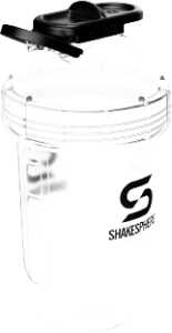 ShakeSphere Tumbler Tritan Clear Black - Image 3