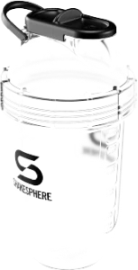 ShakeSphere Tumbler Tritan Clear Black - Image 4