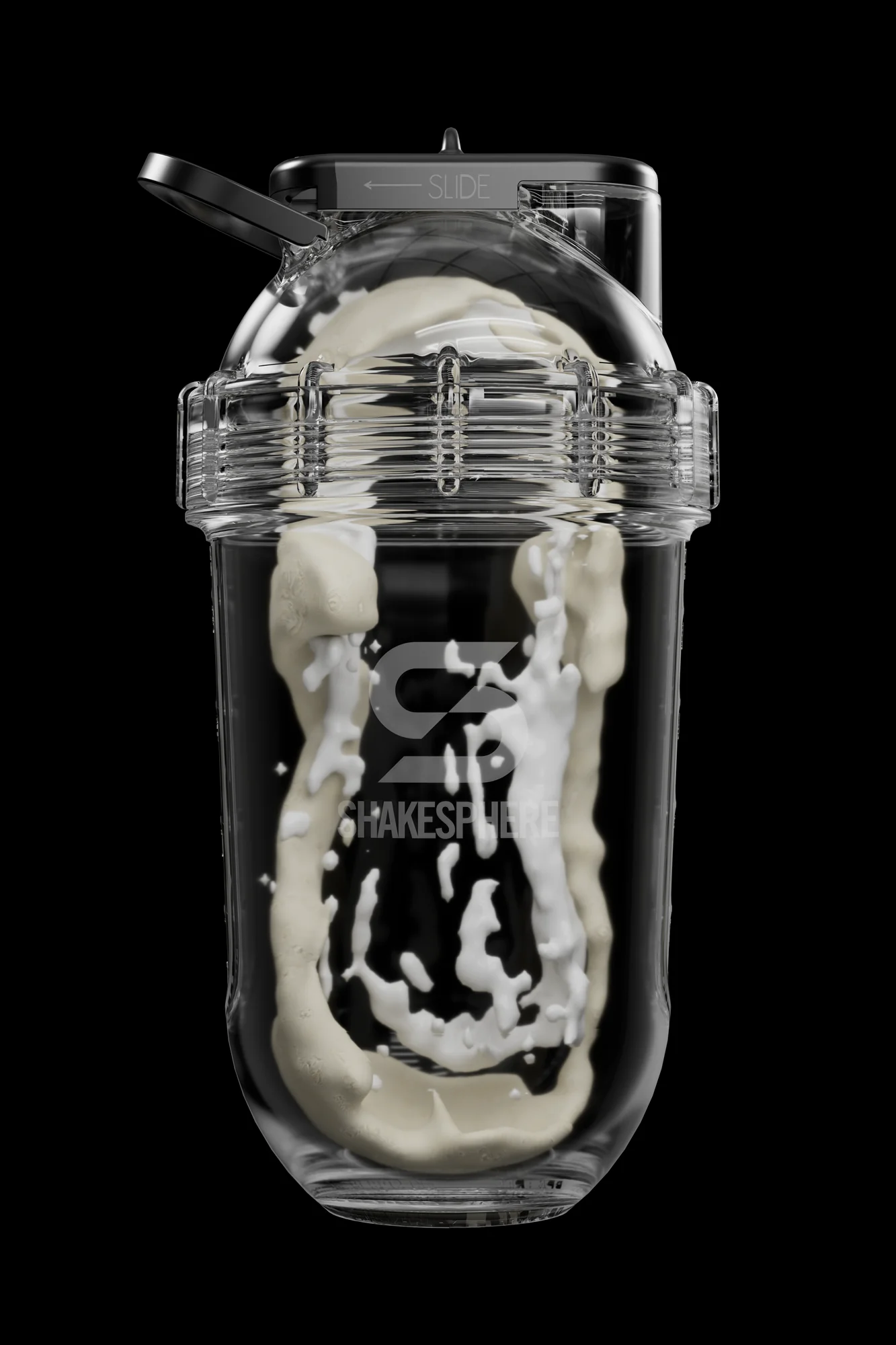 ShakeSphere Tumbler Tritan Clear Black - Image 5